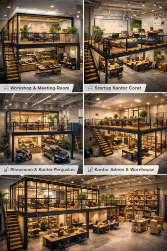 Mezzanine Ruang Kantor di Tapos