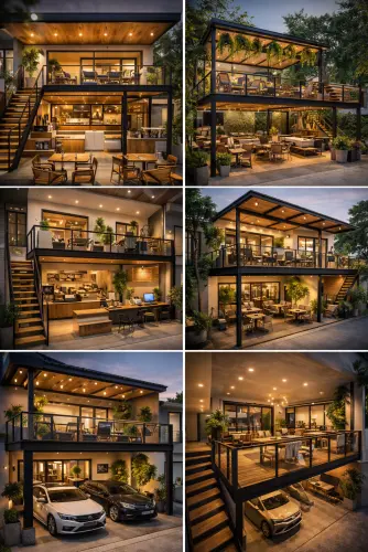 Mezannine Cafe Modern di Tapos